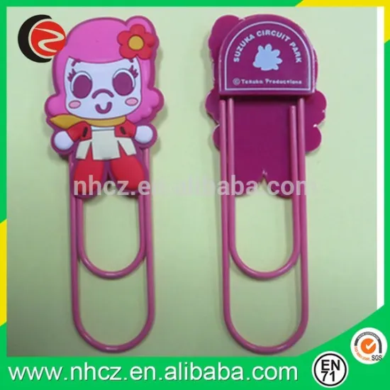 Cartoon PVC Paper Clip