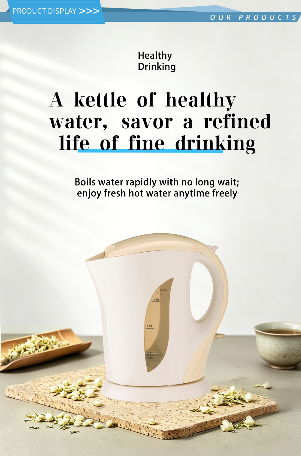304 stainless steel kettle FK-1012