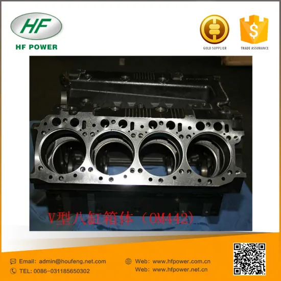 benz OM442 V8 engine cylinder block