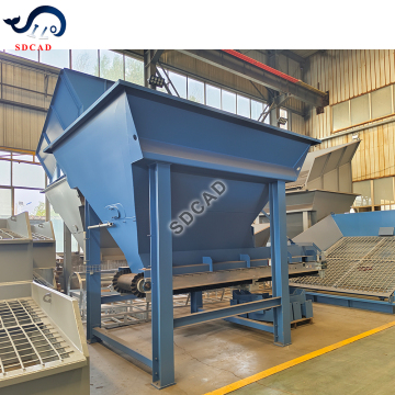 SDCAD Customized 3 Bin Continuous Metering Batching Machine for Aggregate Mixing
