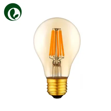 2W 4W 6W 8W e27 led light bulbs warm white day light A60 Dimmable filament led bulb for home decoration