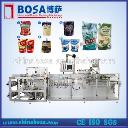 horizontal zipper pouch packing machine for dried fruit