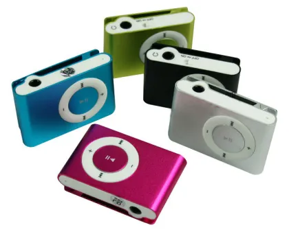 Colorful Portable Fashion Music Mini Clip Mp3 Player 512mb, 2gb, 4gb Gift For Promotion