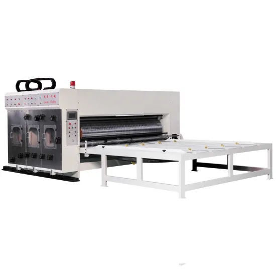 Semi-Automatic Carton Box Printing Slotting Machine for 2 Colors