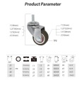 1,5 tum svivel caster TPE Light-Duty Low Noise Casters