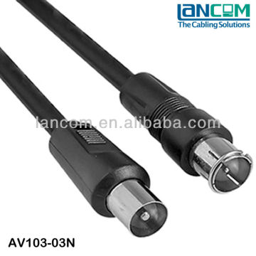 RG6 75ohm Nickle Plated TV Coaxial Cable M/F