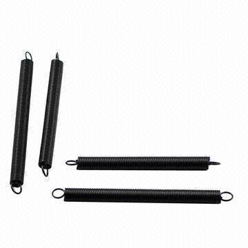 0.1 to 5mm spring steel wire extension/tension springs with hooks