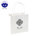 White Color Package Bag for Gift Matt Shopping