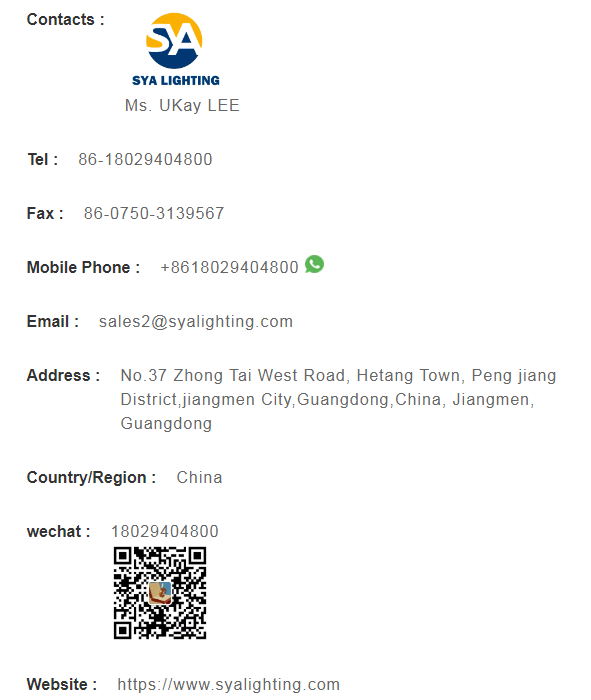 Hubungi Syalighting Contact Syalighting