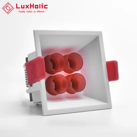 LuxHolic 0~10V Dimmable Cob Aluminum Commercial Trimless White Downlight LED Grille Light