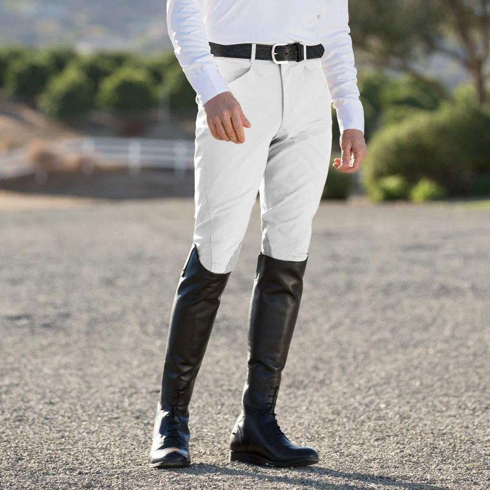 Men Horse Riding Breeches Sport Black