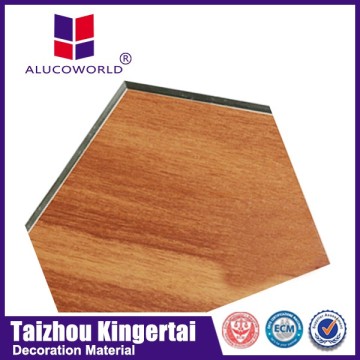 Alucoworld wooden list price of aluminum composite panels acp panel