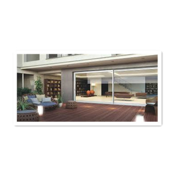 Aluminum Thermal Break Double Glazed Large Size Panel Slim Frame Sliding Glass Door