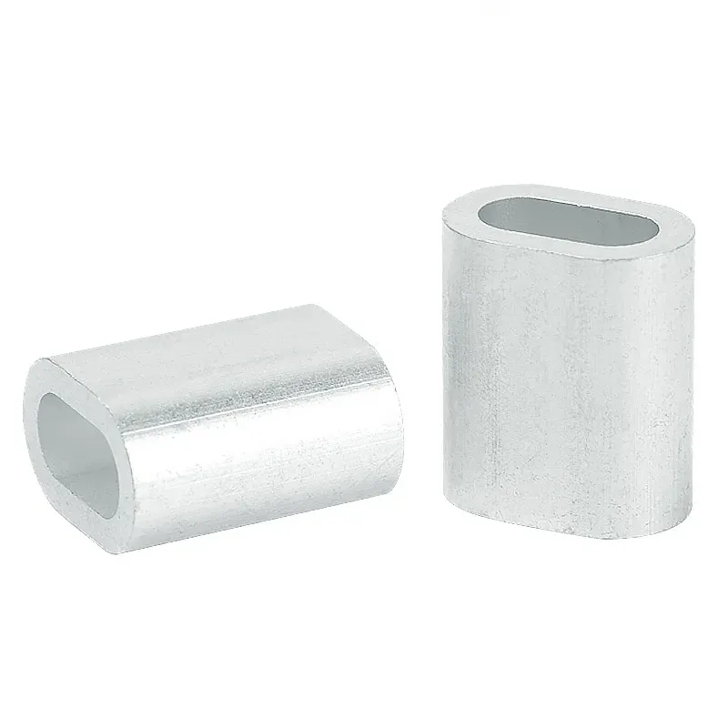 Wire Mesh Accessories: US Type Wire Rope Oval Aluminum Ferrule