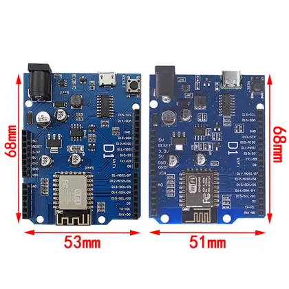 ESP-12F D1 WiFi Development Board - Wemos D1 R2 Compatible with Arduino IDE