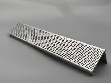 Profil pagar aluminium 6063 putih perak anodized