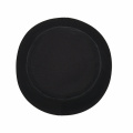Black Cotton Bucket Hat met borduurlogo