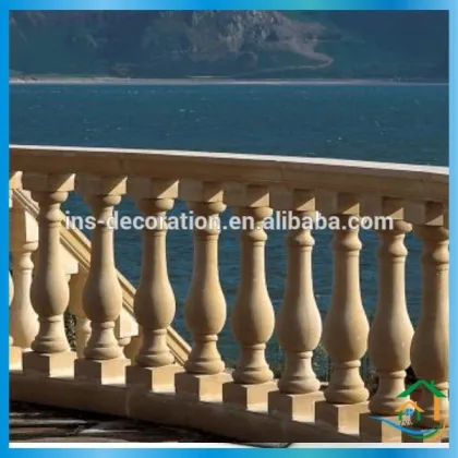 Sandstone balustrades handrails