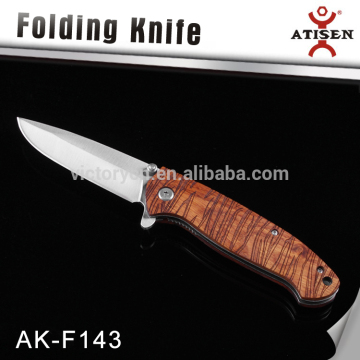 3Cr13 Blade Camping Knife With Wood Handle Pocket Knife Tools