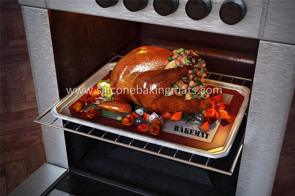 Aluminum Baking Pan With Baking Mat