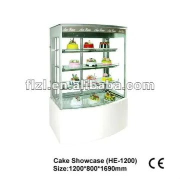 2014 new style cake showcase,HE-1200, smart showcase