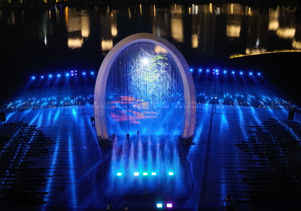 Digital Water Curtain