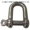 Stainless Steel European Large Dee Shackle, JIS D Shackle