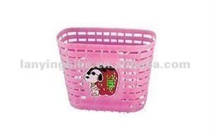 Colourful Plastic Bike Basket For Kids Bicycle