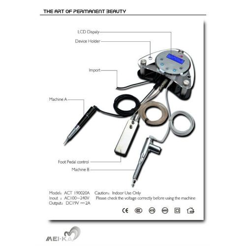 Machine de maquillage permanente cosmétique à contrôle numérique