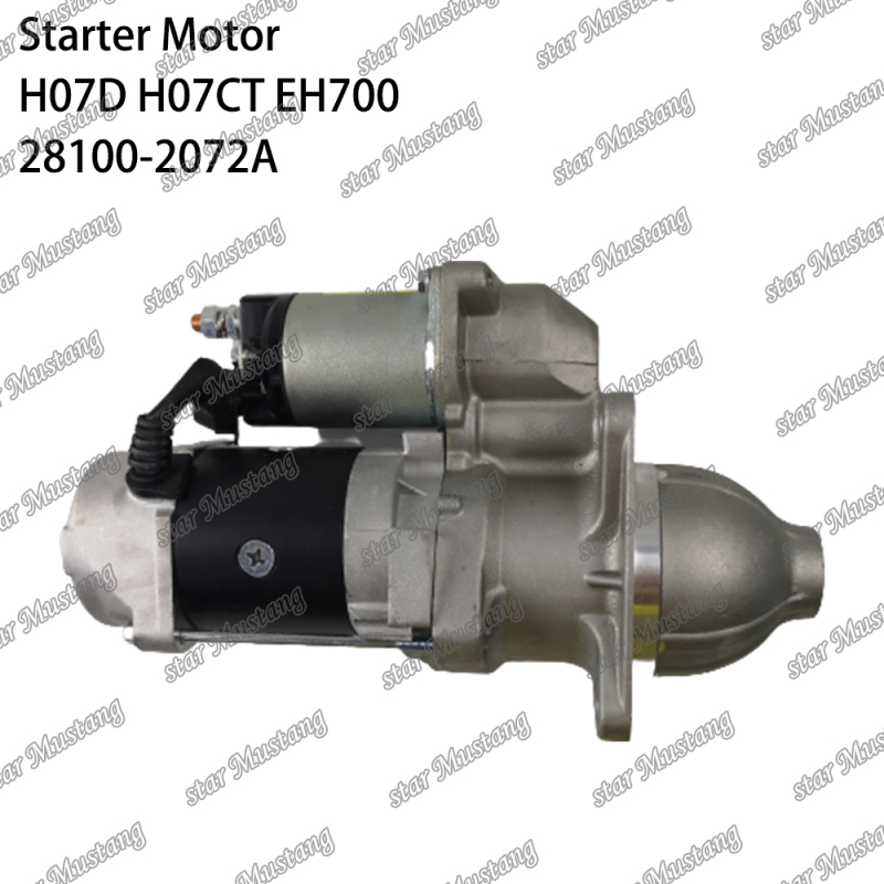 24V 11T 5.5KW Starter Motor H07D H07CT EH700 EX220-5 for Hino Engine Parts