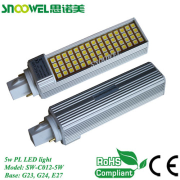 5 w Smd の G24 Led Pl ランプ Ce rohs 指令