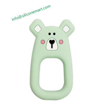 wholesale baby teether silicone cartoon mouse