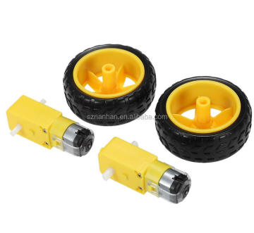 DIY Smart Robot Wheel 65x26mm - 3 ~ 6V Robot Smart Car DC Motor