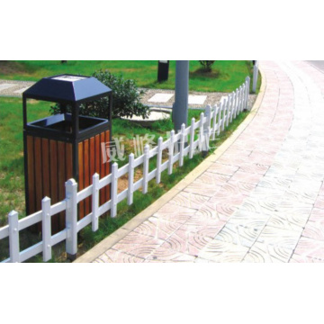 Lawn Community Green Belt Facility PVC Fence GuardRail