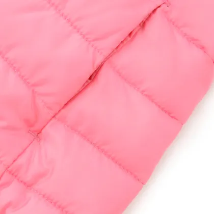 Warm Padded Vest with Stand Collar