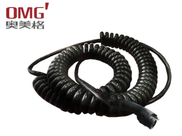 AC cable for EV car charging - spiral cable - spring wire