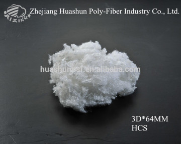 Flame-retardant polyester staple fiber hollow conjugated white color