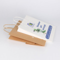 Custom hot stamping paper tea packaging gift bag