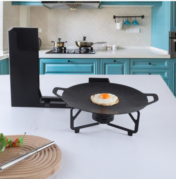 outdoor gas camping portable foldable bbq grill mini small gas stove field cooking grilling wholesale low price