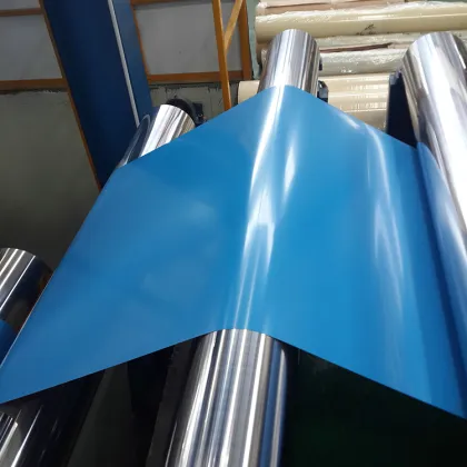 0.4mm Blue Color Coated Steel Coil