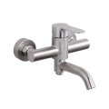 304 stainless steel swing triple shower faucet