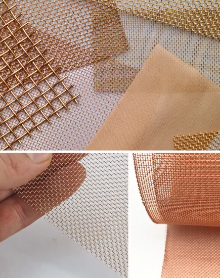 Ultra Fine Copper Mesh Screen Cloth Fabric