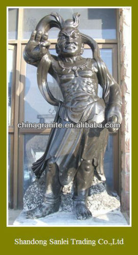 china man black statue