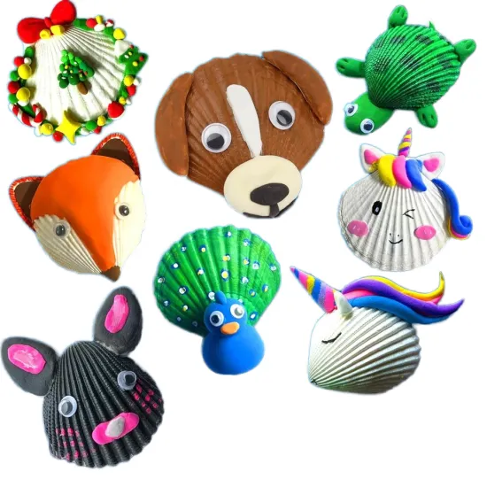 Paint Your Own Sea Shell Art Kit: A Creative Birthday Gift for Kids Aged 4-12