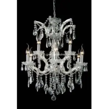 E14 9x40W Modern Glass Chandelier