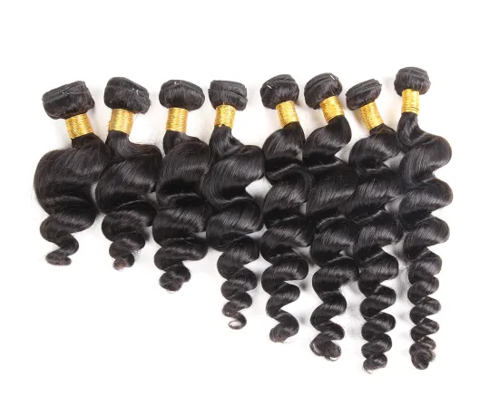 Huashuo Free Shipping 20 inch Italian Raw Unprocessed Virgin Remy Loose Wavy Human Hair Weave Italian Mink Hair Extensions
