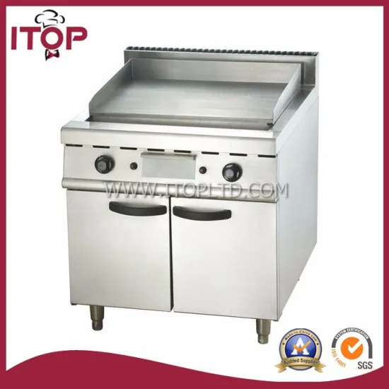 strong and durable with cabinet gas griddle