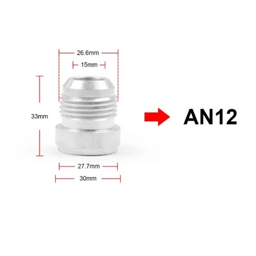 AN4 -An16 Soudure en aluminium sur l&#39;ajustement