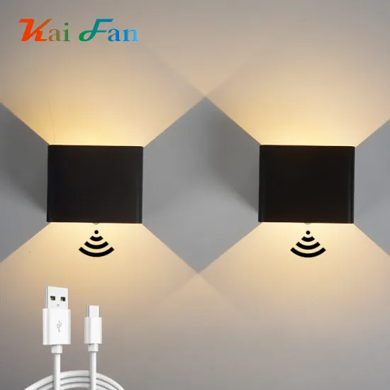 5W Sensor Control Aluminium Alloy Black White LED Wall Lamp for Indoor Home Hotel Corridor Staircase
