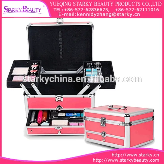 Aluminum professional designer cosmetic case, 2016 cosmetic bags & cases